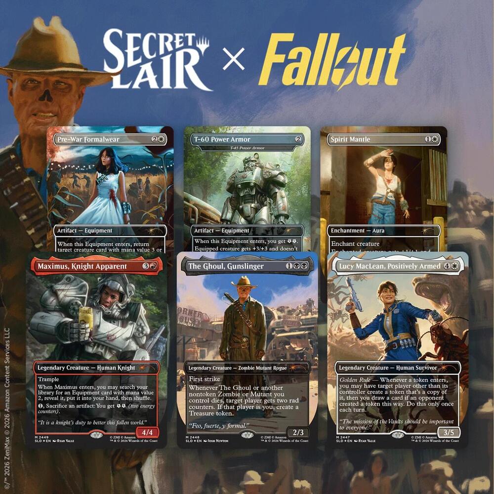 Magic The Gathering Secret Lair x Fallout®: Beyond Vault 33