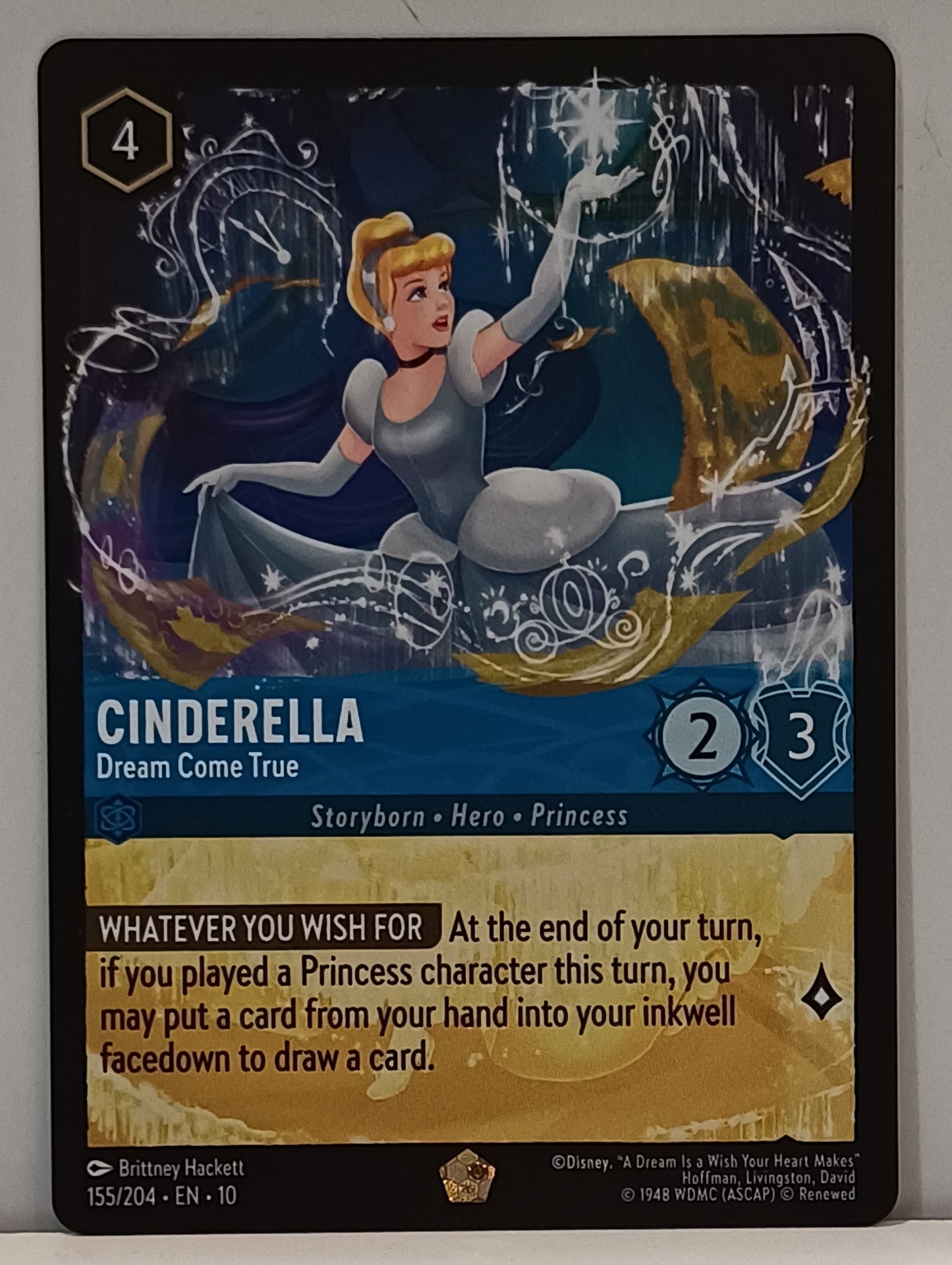 Lorcana - Cinderella - Dream Come True (V.1) - Legendary - 155/204