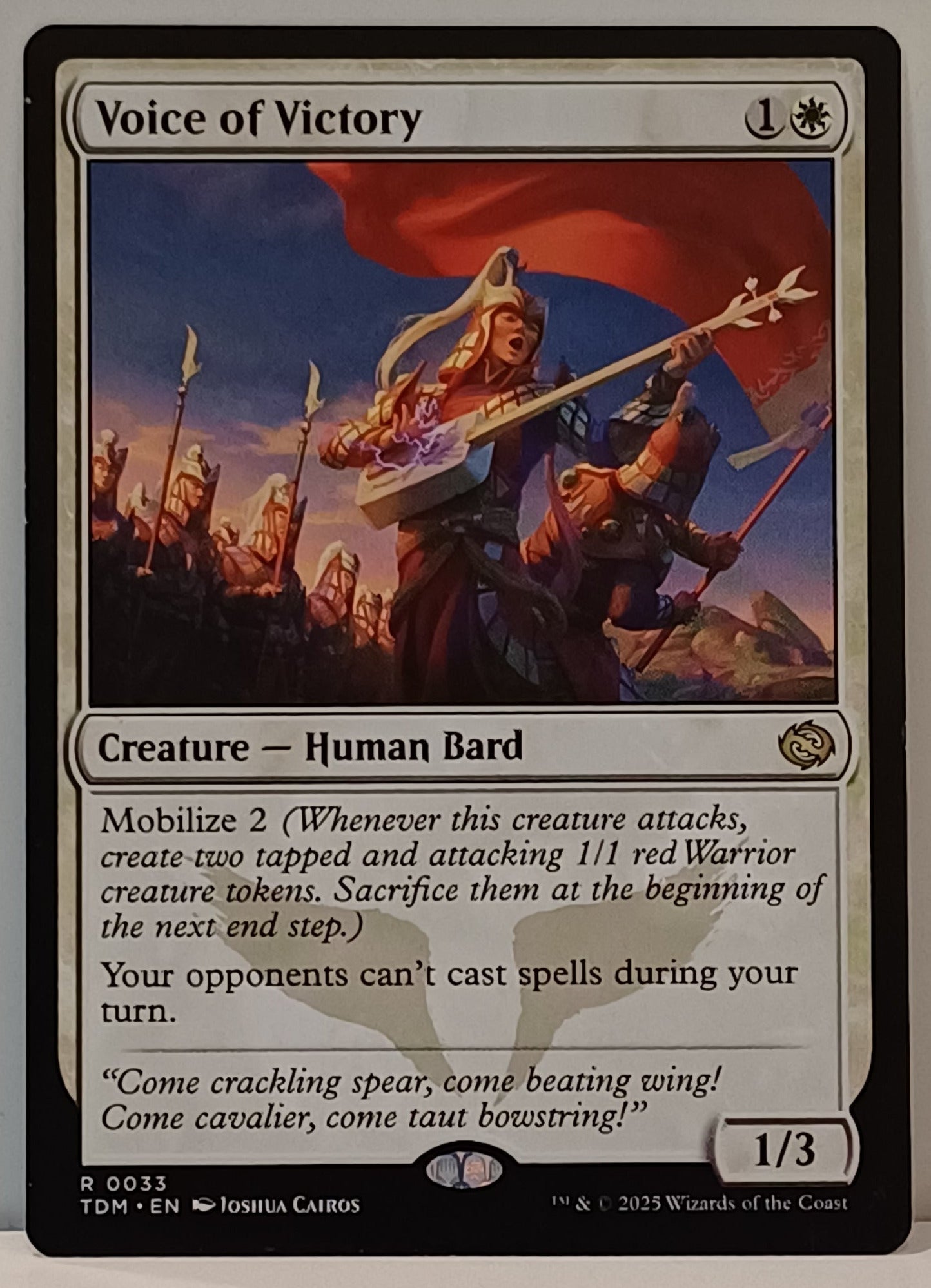 Magic the Gathering Voice of Victory (TDM 0033)