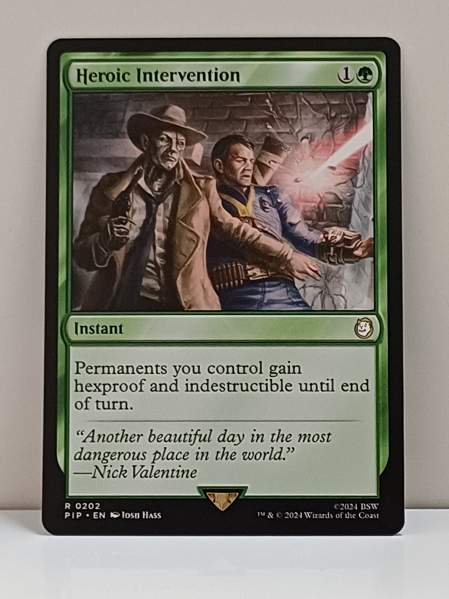 Magic the Gathering - Heroic Intervention (PIP 0202)