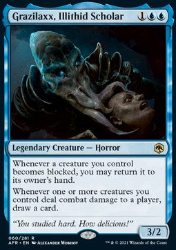 Magic The Gathering TCG Grazilaxx, Illithid Scholar (AFR 060)