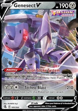 Pokemon TCG Genesect V (FST 185)