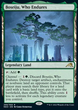 Magic The Gathering Boseiju, Who Endures (NEO 266/302)