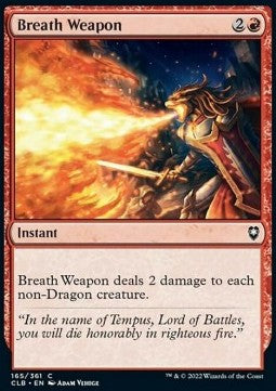 Magic The Gathering TCG Breath Weapon (CLB 165)