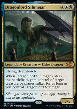 Magic The Gathering TCG Dragonlord Silumgar (2X2 203)