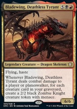 Magic The Gathering TCG Bladewing, Deathless Tyrant (DMC 009)