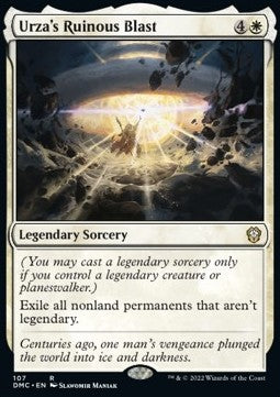 Magic The Gathering TCG Urza's Ruinous Blast (DMC 107)