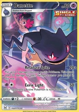 Pokemon TCG Banette (LOR TG07)