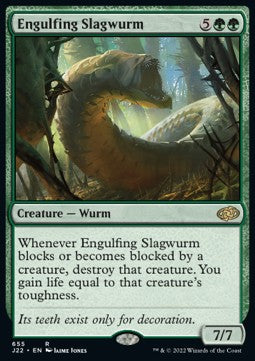 Magic The Gathering TCG Engulfing Slagwurm (J22 655 )