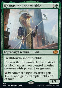 Magic The Gathering TCG Rhonas the Indomitable (J22 719)