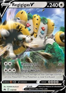 Pokemon TCG Regigigas V (CRZ 113)