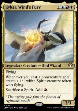Magic The Gathering TCG Kykar, Wind's Fury (CMM 0343)