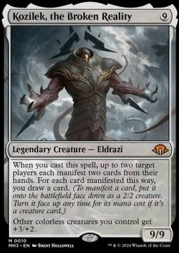Magic The Gathering TCG Kozilek, the Broken Reality (MH3 0010)