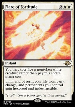 Magic The Gathering TCG Flare of Fortitude (MH3 0026)