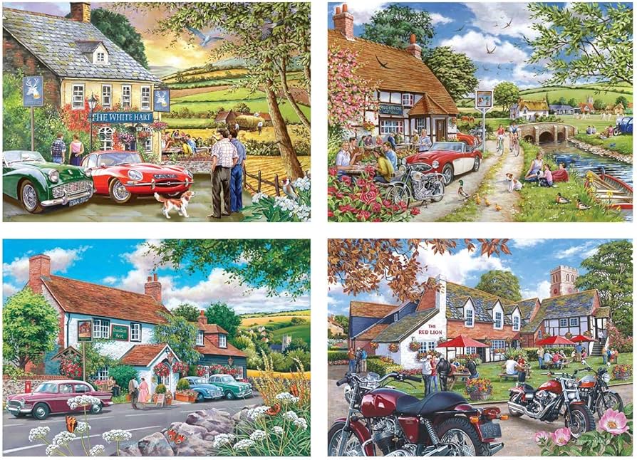Tales From The Tavern - 4 x 500 Piece Puzzle