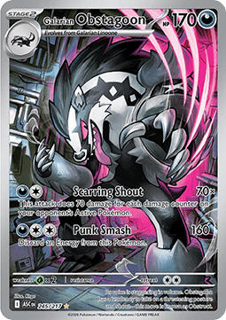 Pokemon TCG Galarian Obstagoon (ASC 245)