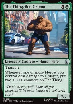 Magic The Gathering The Thing, Ben Grimm (MSH 0190)