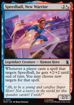 Magic The Gathering Speedball, New Warrior (MSH 0227)