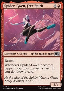 Magic The Gathering Spider-Gwen, Free Spirit (MSC 0874)