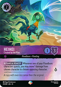 Lorcana TCG - Heihei - Created by the Vine - Epic - 211/207