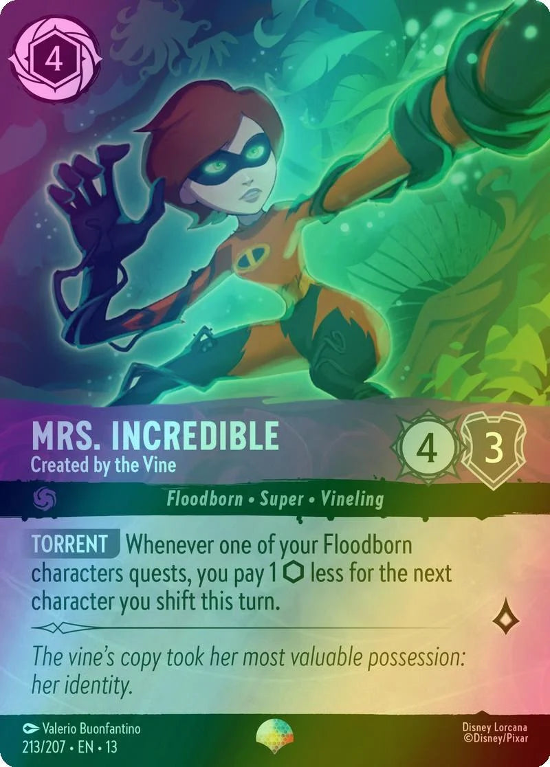 Lorcana TCG - Mrs. Incredible - Created by the Vine - Epic - 213/207