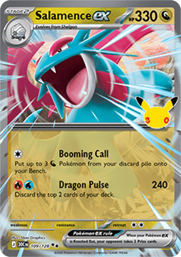 Pokemon TCG Salamence ex (30C 109)