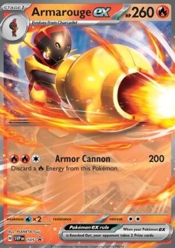 Pokemon TCG Armarouge ex (SVP 105)
