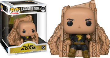 Funko Pop! Deluxe: Black Adam - Black Adam on Throne