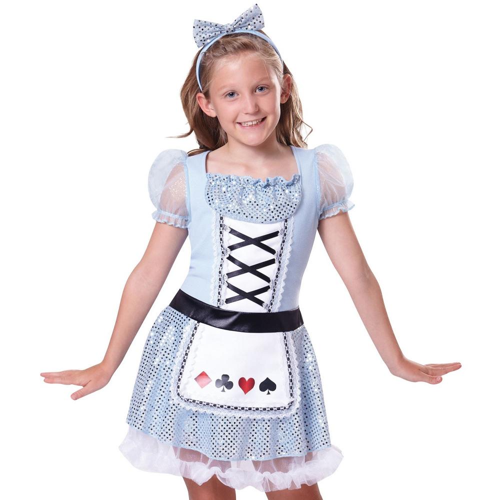 Card Girl Costume (S) 110-122cm