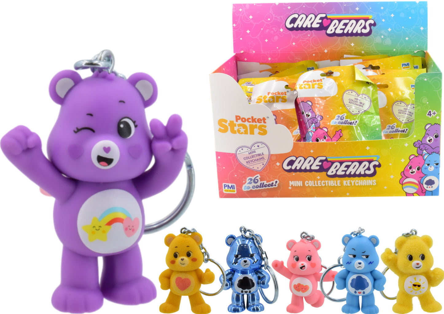 Care Bears Figural Keychains 1pc In Foilbag