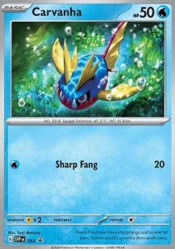 Pokemon TCG Carvanha (SVP 093)