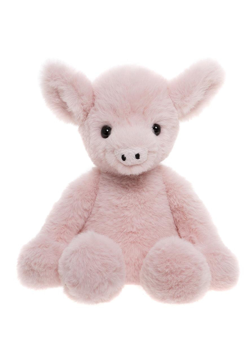 Charlie Bears Truffles Piglet Bubblegum Pink Medium Plush