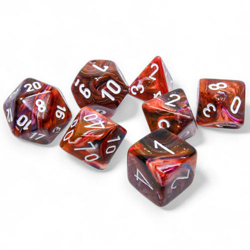 Chessex - Festive Polyhedral 7 Dice Set - Symphony