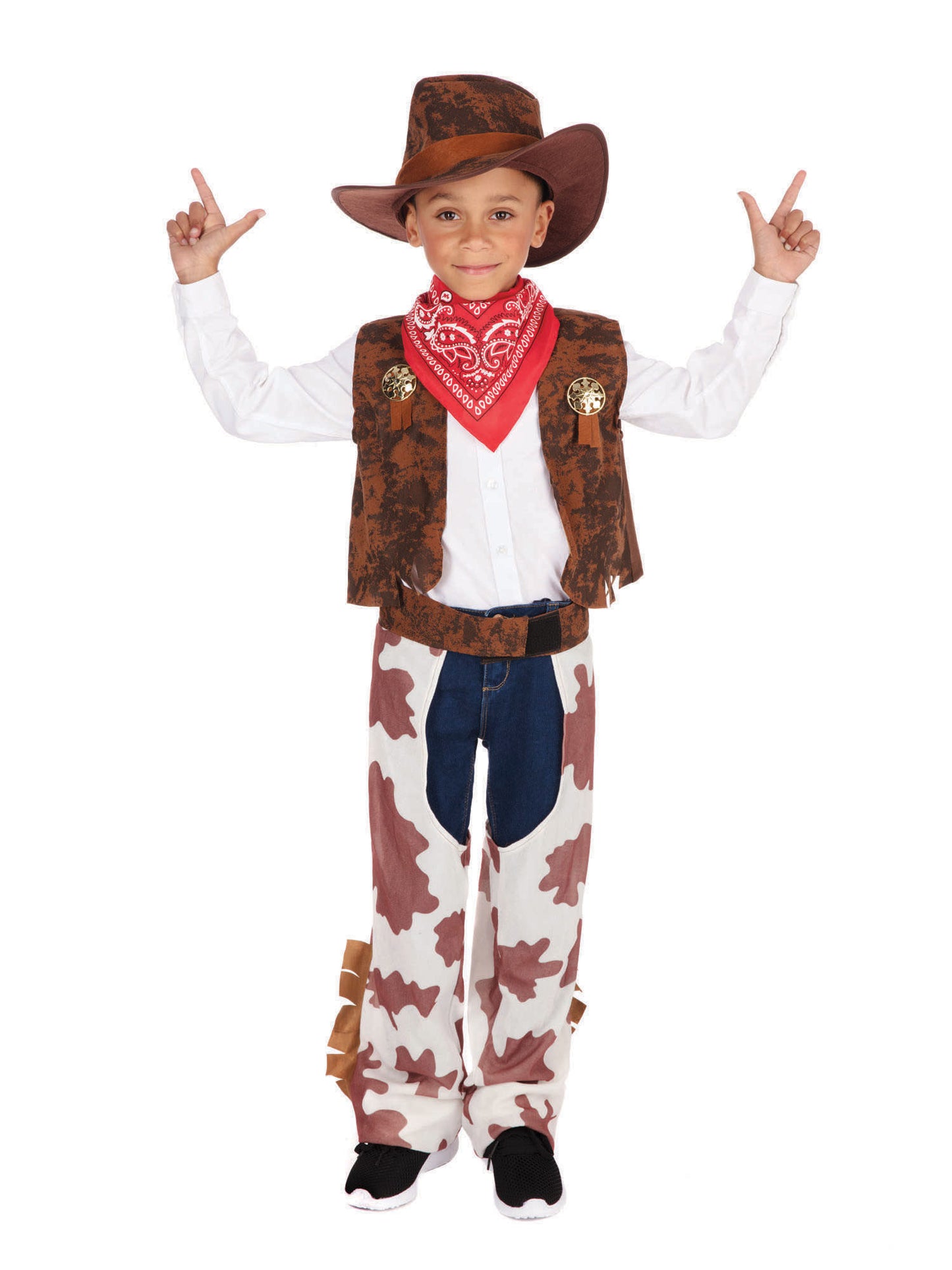 Cowboy Cow Print Costume 7-8