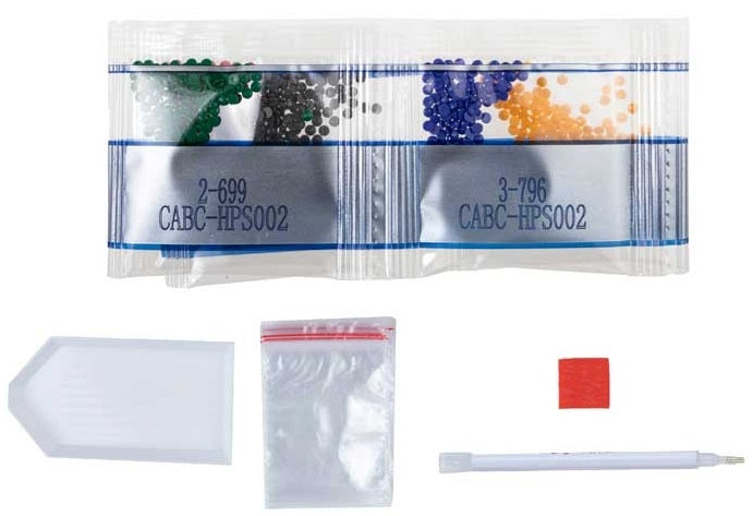 Craft Buddy - Hogwarts Badge Crystal Art Bag Charm