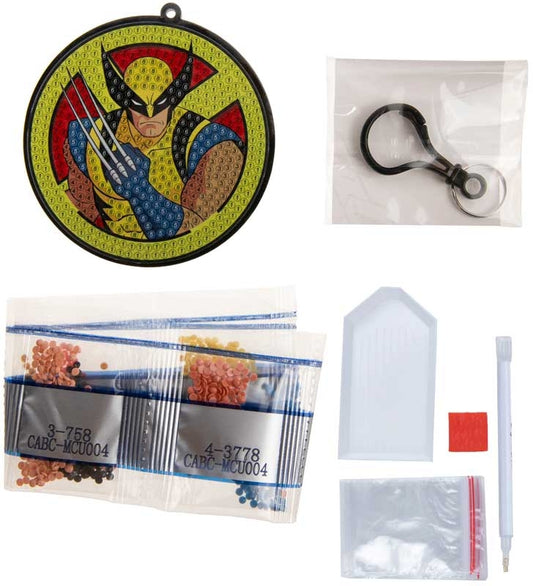 Crystal Art Buddies - Bag Charm - Wolverine