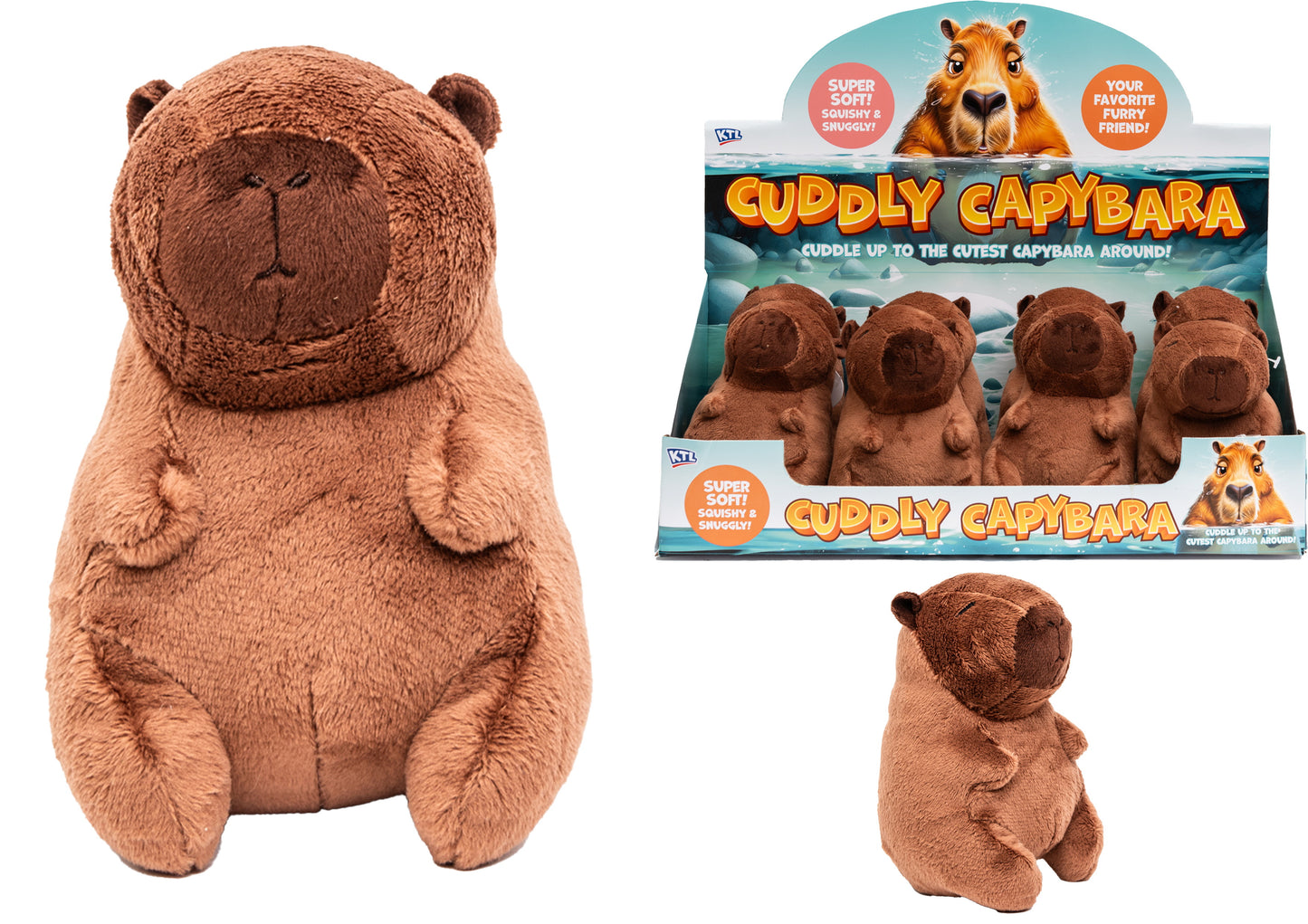 Cuddly Capybara 15cm Plush