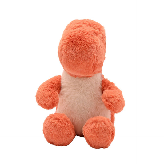 Daphne the Plush Sitting Orange Dinosaur 21cm