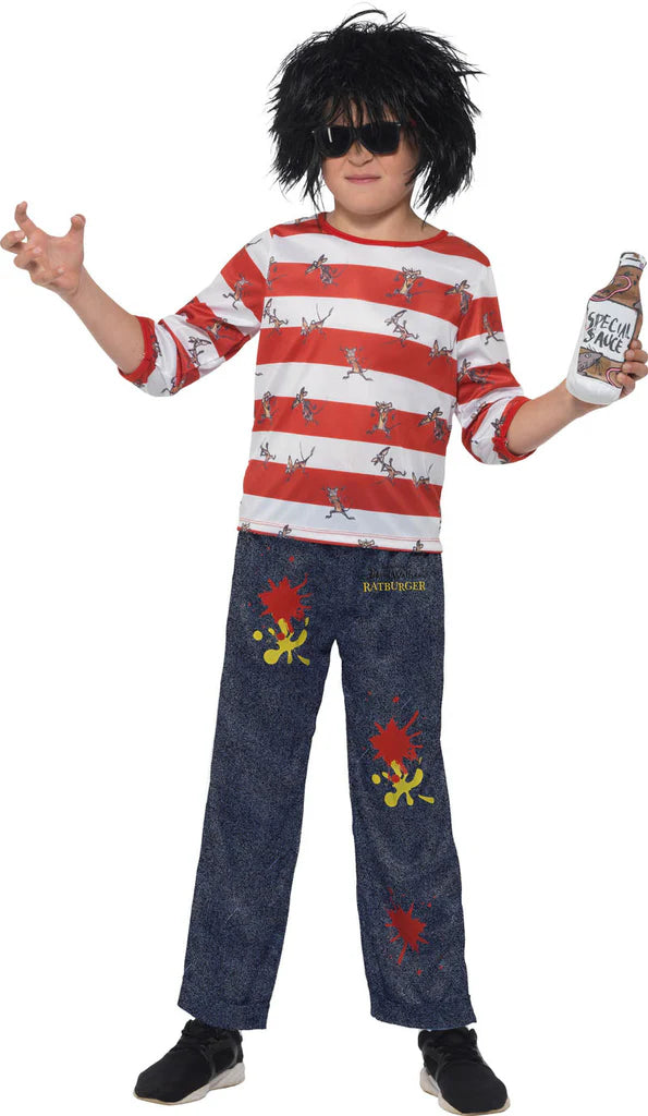 David Walliams Ratburger Costume (S) 4-6