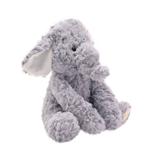 Ethel the Plush Sitting Grey Elephant 22cm
