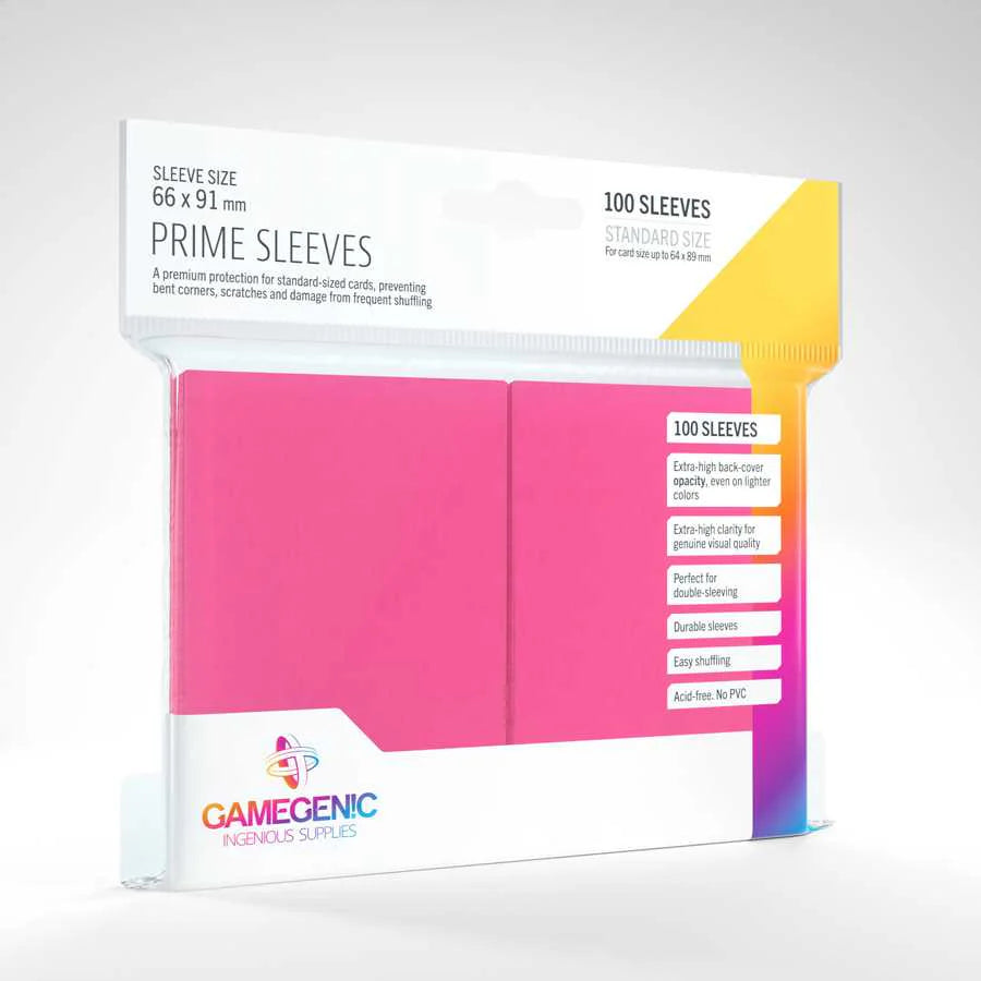 Gamegenic Prime Sleeves - Pink 100ct