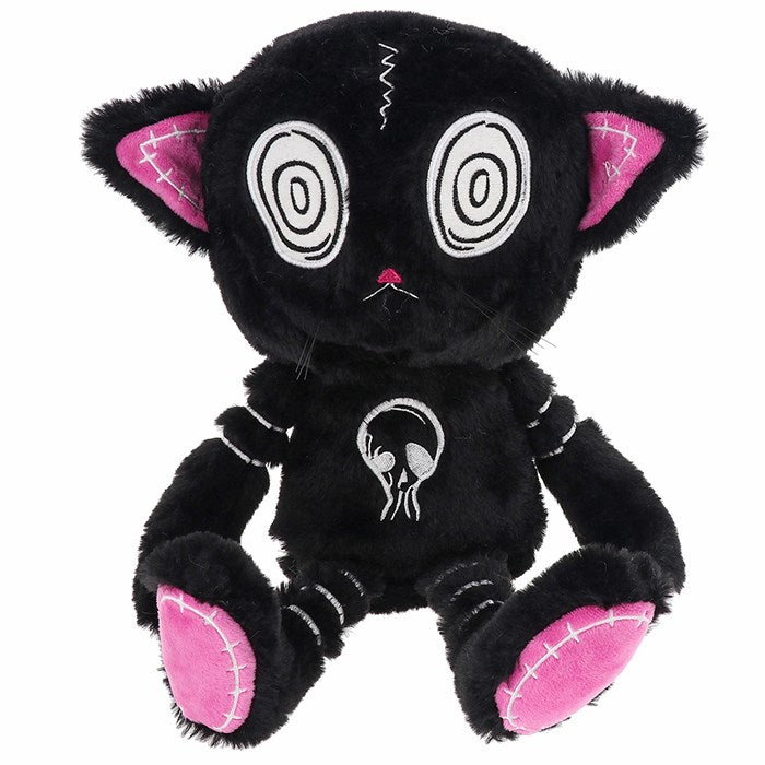 Gus Fink Black Hypno Cat Plush