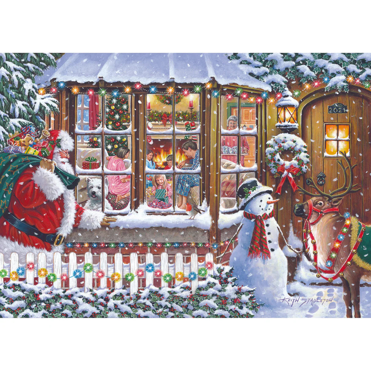 With Love From Santa BIG 500 Puzzle