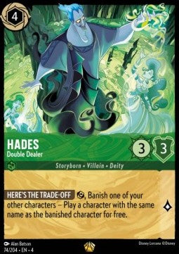 Lorcana TCG - Hades - Double Dealer - Legendary 74/204