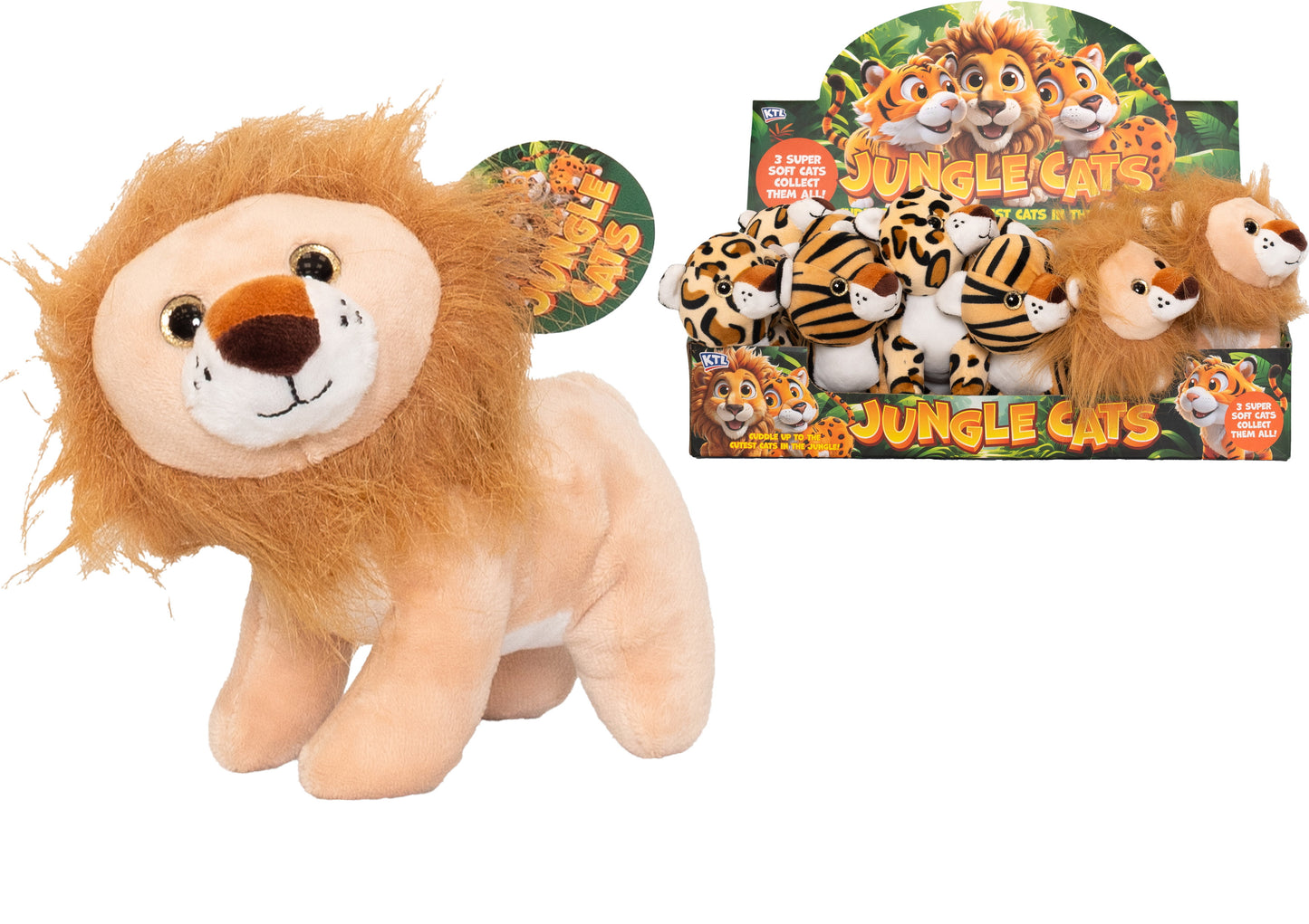 Jungle Cats 14cm Plush
