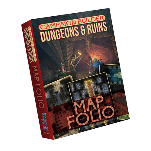 Kobold Press - Campaign Builder Dungeons and Ruins Map Folio Hardcover