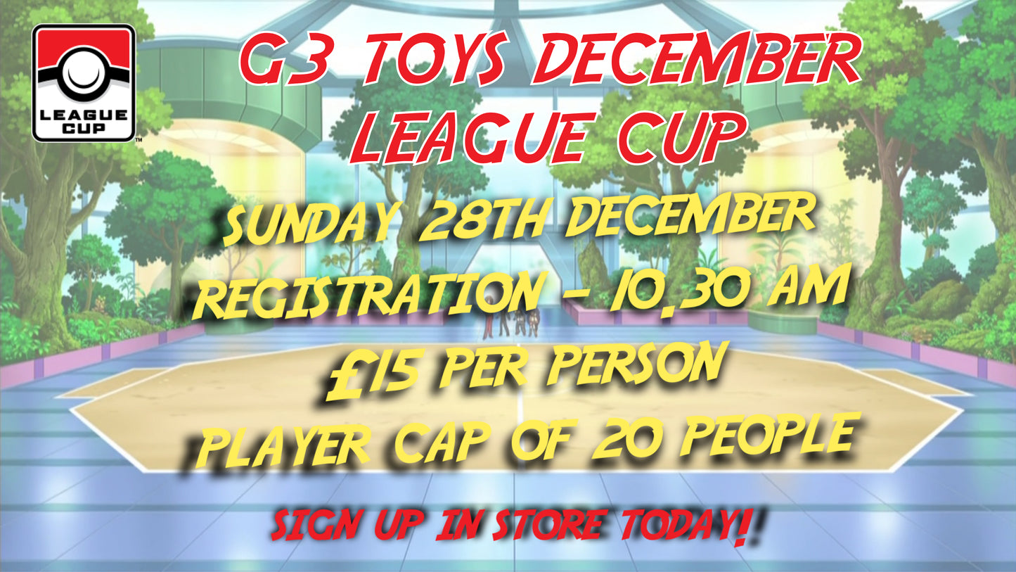 G3 Toys December 28th 2025 League Cup