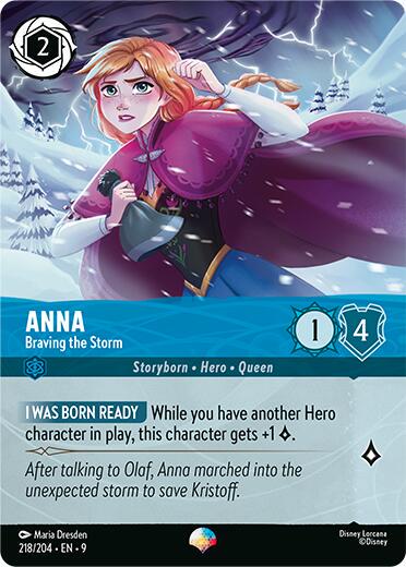 Lorcana TCG - Anna - Braving the Storm - Epic - 218/204
