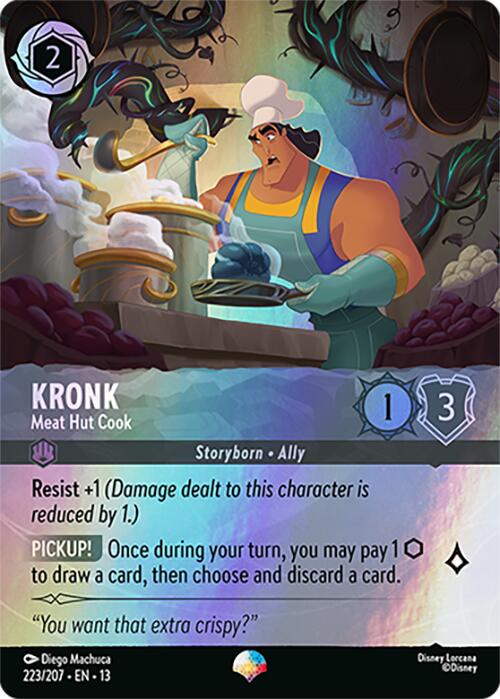 Lorcana TCG - Kronk - Meat Hut Cook - Epic - 223/207