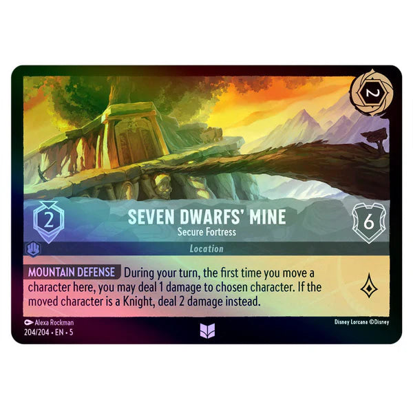 Lorcana TCG - Seven Dwarf's Mine - Holo Uncommon 204/204